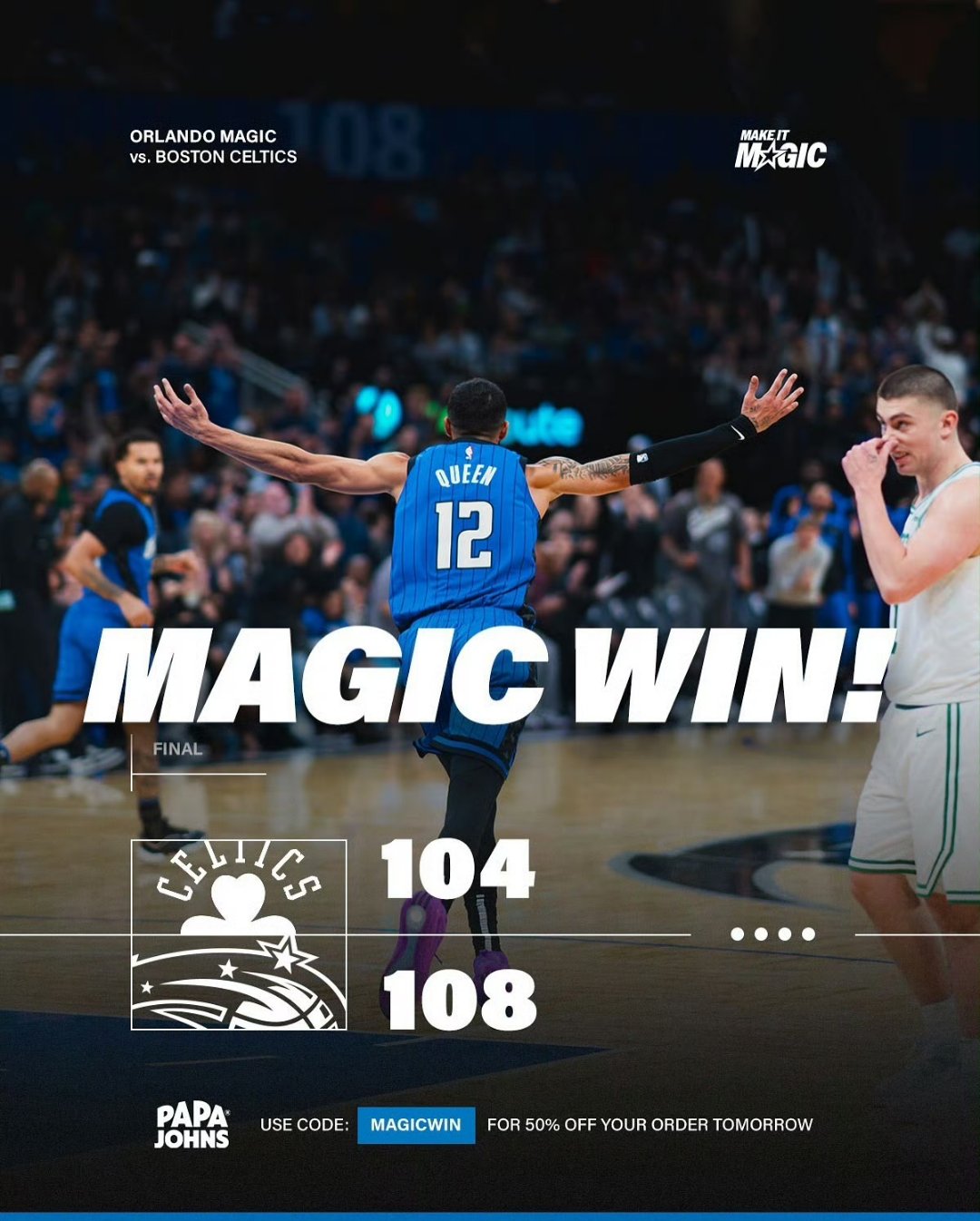 杏彩体育网站-凯尔特人客场击败魔术，继续稳固东部前四的简单介绍