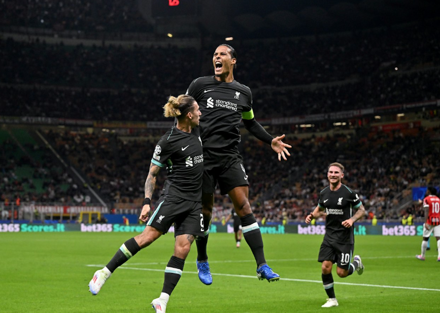 利物浦客场失利，领先AC米兰一球的简单介绍